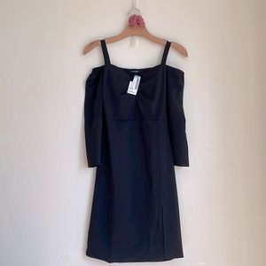 Papaya off shoulder dress